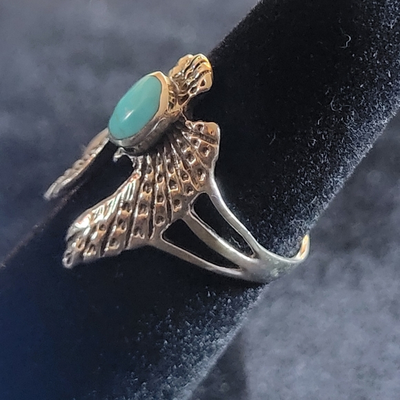 925 Silver Eagle Ring - Picture 3 of 4